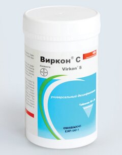 Антисептический препарат Виркон
